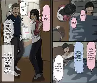 [Iris art (Toda Hisaya)] Kareshi Mochi no Kurokami Irojiro Binyuu Joshidaisei ga Cunni dake Mikeiken de Kare no Tomodachi ni Naisho de Hatsu Cunni Sarete Amari nimo Kimochiyo Sugite Sonomama Nagasare Sex Shita [English] [desudesu]