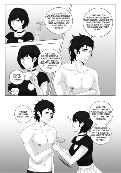 Fujoshi Trapped in a Seme's Perfect Body 3, 4