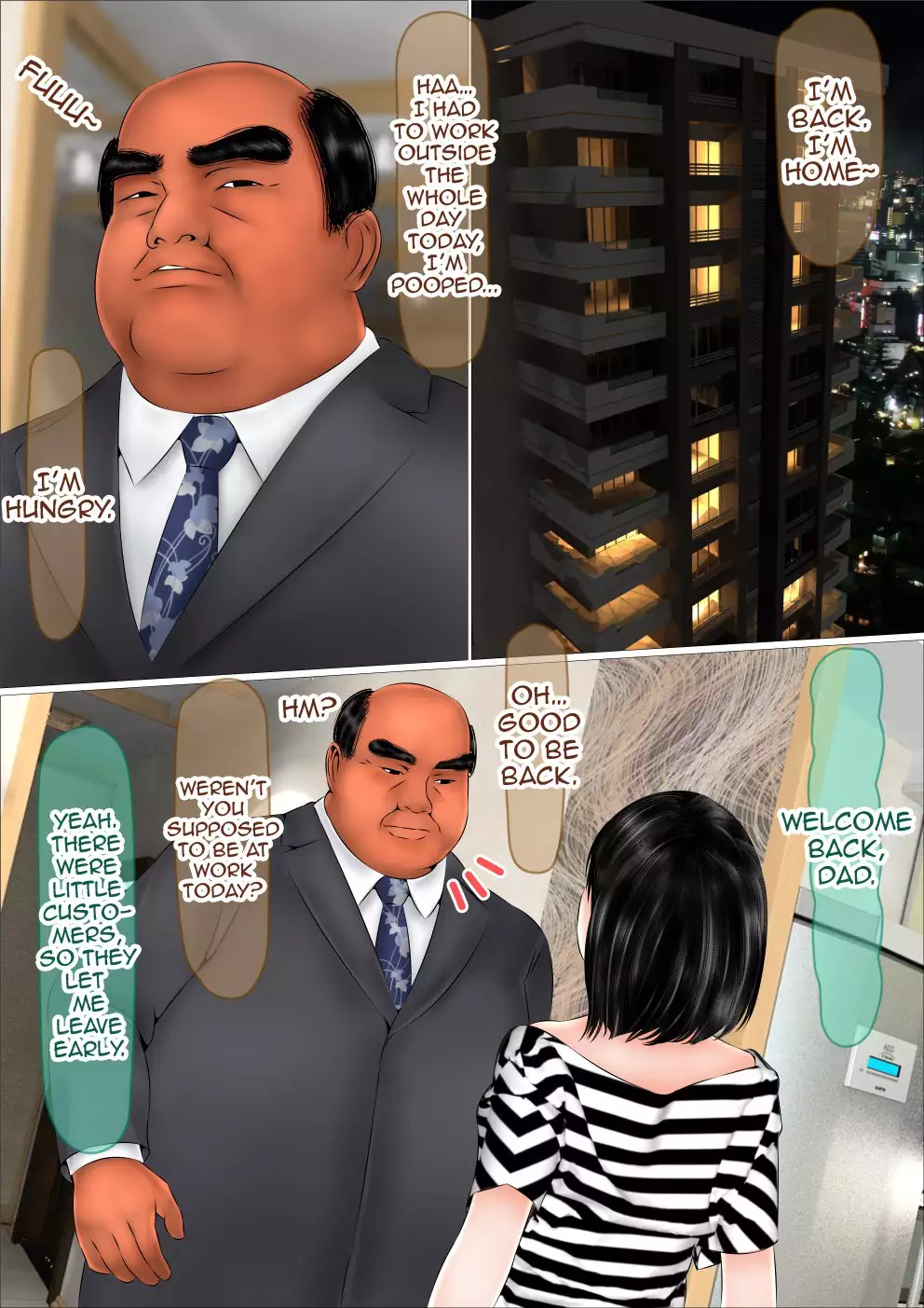 Hajimete no Aite wa Otou-san deshita - #3 Inran Kyonyuu na Choujo