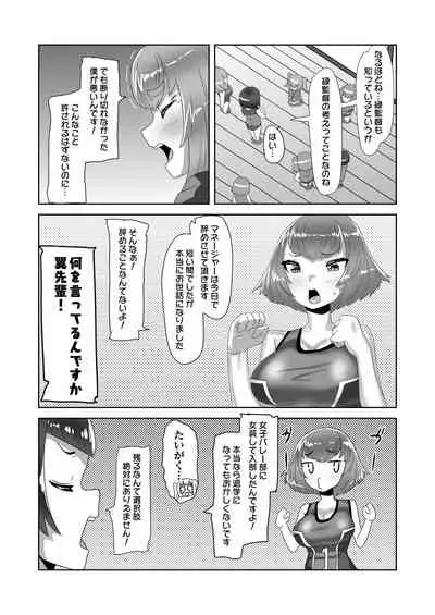 ふたなり女子バレー部の男の娘マネージャー~試験編1~