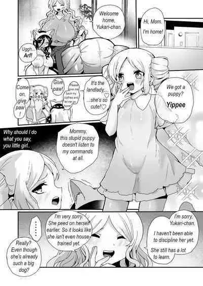 [Echiechi Kenzen Yuden (Girigiri Kenkou)] Shouwaru Ooya Pet-ka Choukyou | I train our nasty landlady to become my daughter's pet [English]]