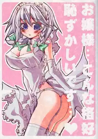 (CT9) [Black Angel (Nejiki Rio, Nekovi)] Ojou-sama... Konna Kakkou Hazukashii desu... (Touhou Project)
