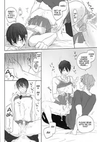 (Renai Endorphin 2) [Sneeeze (Kubu)] Cheer Haru-chan no Yuutsu | The Melancholy of Cheerleader Haru-chan (Free!) [English] {Anneioux}