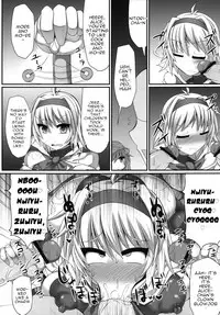 (Kouroumu 9) [Stapspats (Hisui)] Gensoukyou Futanari Chinpo Wrestling 3 - Kamen Ningyou Tsukai "A" VS Devil Nitori (Touhou Project) [English] [robypoo]