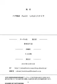 (C91) [Yakumi Benishouga] Pachimonogatari Part 13: Shinobu Mistake (Bakemonogatari)