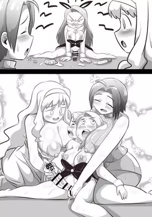 Azusa and Takane's Futanari Iori Training Plan