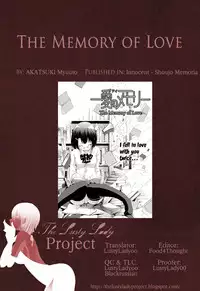 [Akatsuki Myuuto] Ai no Memory | The Memory of Love (Innocent ~Shoujo Memoria~) [English] [The Lusty Lady Project] [Decensored]