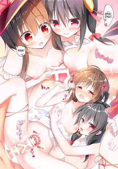 (COMIC1☆11) [Nijutteya (Youta)] Nijutteya-01 Konosuba Minna de Love Hame Hon | Nijutteya-01 Screwing everyone from Konosuba with love book (Kono Subarashii Sekai ni Syukufuku o!) [English] [animefan71109]