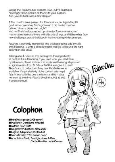 [Doronuma Kyoudai (RED-RUM)] Futa Ona SEASON.2 Chapter.1 [English] {2d-market.com} [Decensored] [Digital]