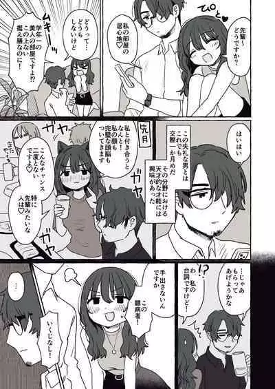 Jiishiki Tsuyome no Bijin Kouhai to Bucchouzura na Senpai no Hanashi