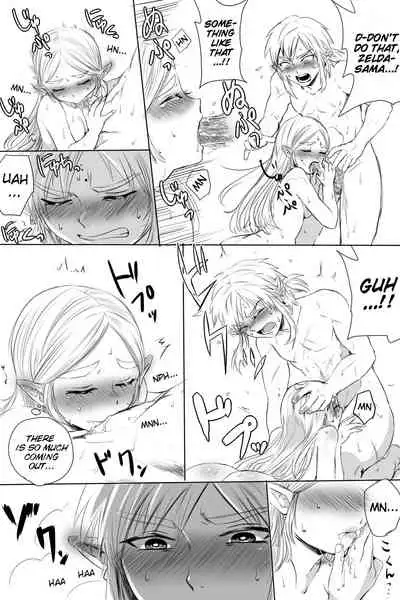 BreaWi no LinZel ga Hitasura Ichaicha Shite Sukebe na Koto Suru Manga | A BoTW manga where Link and Zelda earnestly flirt and do lewd things