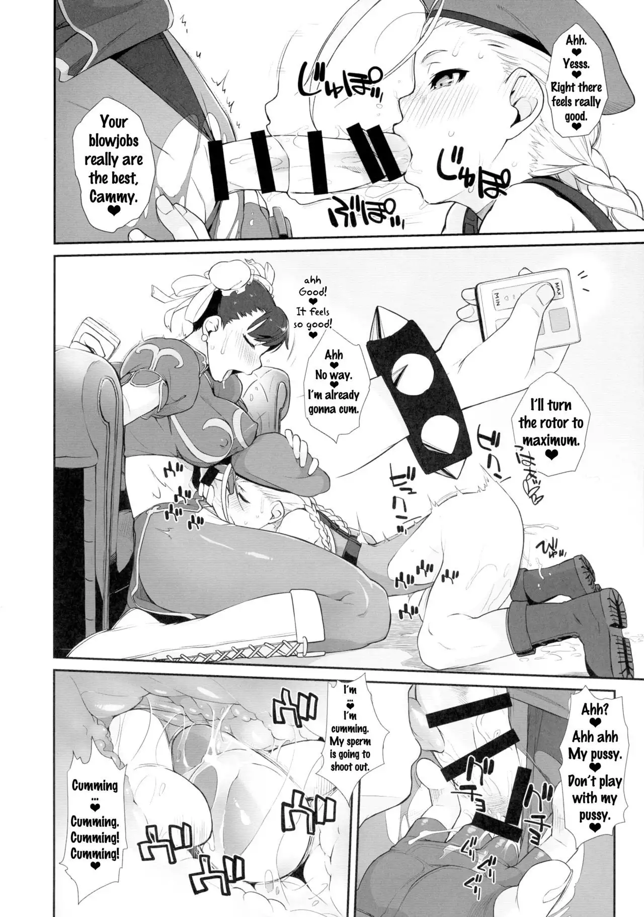 Cammy to Futanari Chun-Li no, Erohon. {doujins.com}