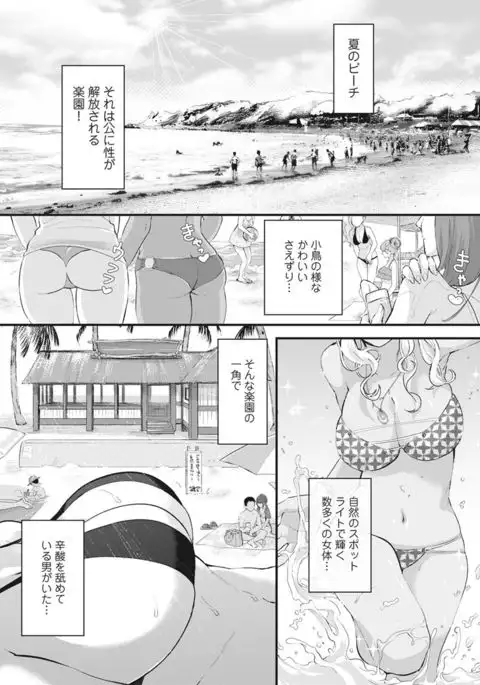 Umi no Ie de Harem Beit! Gal & Shojo to Beach de Ecchi Ch. 1-3