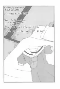 (C67) [KEY TRASH (Hikagi Tatsuhiko)] Saga Continue (Higurashi no Naku Koro ni)
