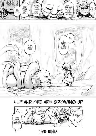 [Mugihoho (Muigyuu)] Elf to Orc no Otoshigoro | Elf And Orc Are Growing Up [English] {Doujins.com}