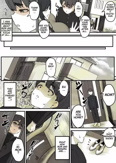 [Baku-π-dou (Kuchi VE)] Netorare Kaa-san - Boku no Daisuki na Kaa-san wa Shinyuu ni Netorareru… | Netorare Mother, My Precious Mom Got Fucked By My Friend… [English] [Colorized]