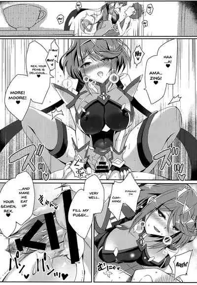 [Dorayakiya (Inoue Takuya)] Homura-chan no Ecchi Hon | Homura-chan's Lewd Book (Xenoblade Chronicles 2) [English] {Doujins.com}