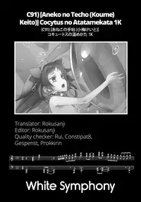 (C91) [Aneko no Techo (Koume Keito)] Cocytus no Atatamekata 1K [English] =White Symphony=