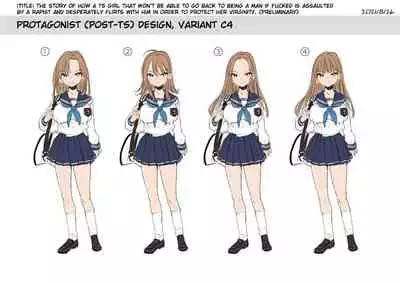 The Story of How a TS Girl That Won’t Be Able to Go Back to Being a Man if Fucked Is Assaulted by a Rapist and Desperately Flirts With Him in Order to Protect Her Virg...