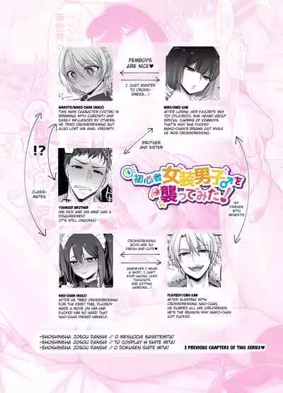 [NUH (Morino Bambi)] Shoshinsha Josou Danshi o Osotte Mita [English] [MintVoid] [Digital]