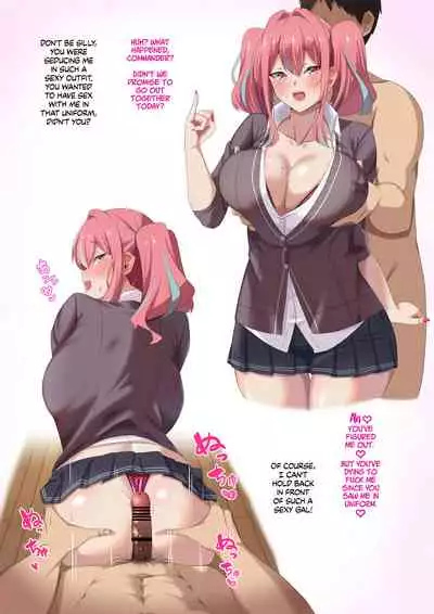 [November. (nanohana)] Bakunyuu Gal no Dosukebe Kanojo to Asa made! Icha Love Sex | Doing It With a Lewd Big-Titted Gyaru Until Morning!? Lovey-Dovey Sex (Azur Lane) [English] [HentaIsLife Scans + Hellsin]