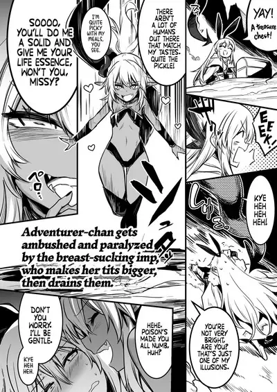 [Shigure Ebi (LeftHand)] Boukensha-chan to Ecchi na Bouken 1 | Adventurer-chan and her Lewd Adventure Vol. 1 [English] [head empty] [Digital]