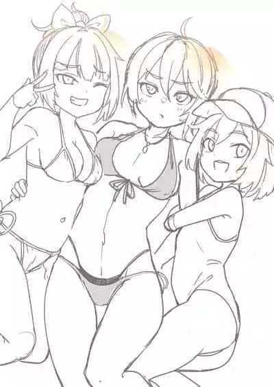 [Shiitake Nouen (Kanabun)] Beach de Asobo [Ongoing]