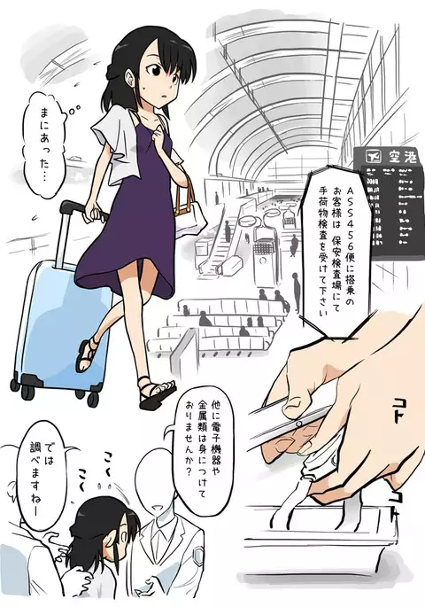 やりすぎな手荷物検査