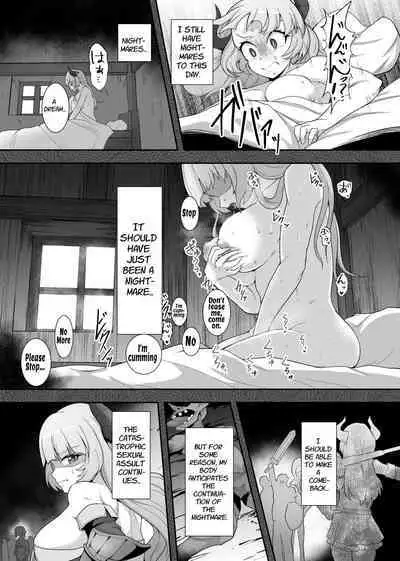 Tettsui no Onna Senshi, Mamono ni Makete Okasareru Mousou o Kojirase Shinu yori Hidoi Me ni Au | The Hammer-wielding Warrior's Fate