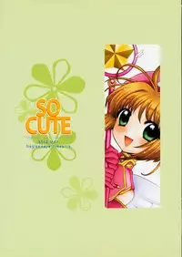 (CR31) [Nagisawaya (Nagisawa You)] So Cute (Cardcaptor Sakura)
