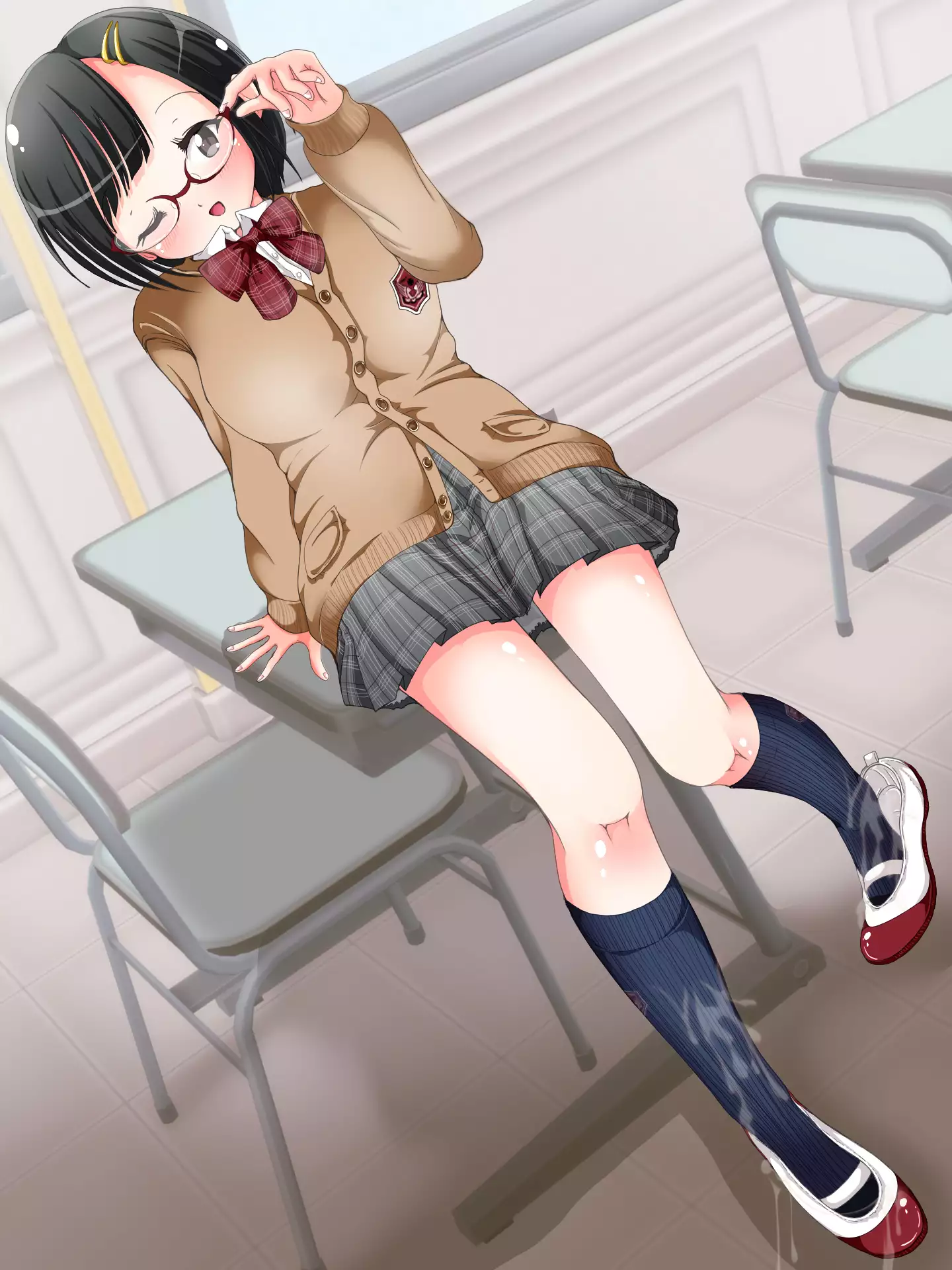 Ashi de Nando mo Choukyou Sarechau!! Aki no Seifuku Kaikan Ashikoki