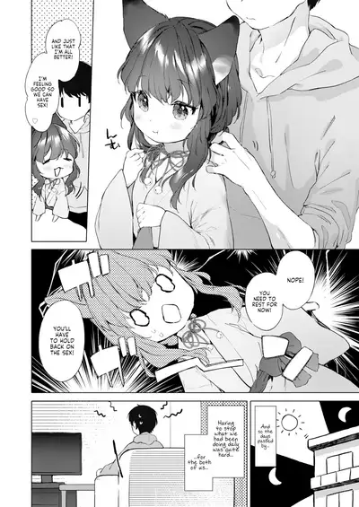 Yowai 200 Chai Okitsune-chan to Oshidori Fuufu Seikatsu. Dai 2 Wa | 200 Year Old Fox Girl and Her Happily Married Life. Part 2