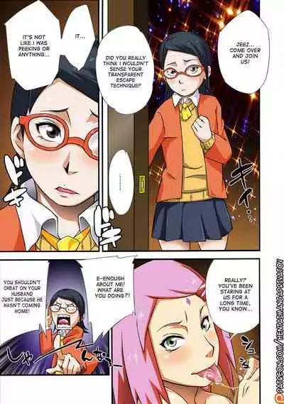 (C87) [Karakishi Youhei-dan Shinga (Sahara Wataru)] Konoha-don (Boruto) [Colorized]