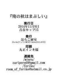 [Harako Misshitsu (Feriko, miura)] Ore no Aki wa Mabushii (Inazuma Eleven GO) [Digital]