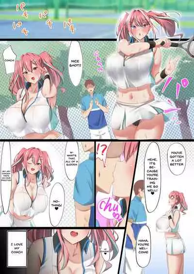 Bakunyuu Gal no Ore no Kanojo ga TenniCir no Yarichin Otoko ni Netorareta Hanashi | My Big Breasted Girlfriend Got Fucked By A Womanizer From The Tennis Club