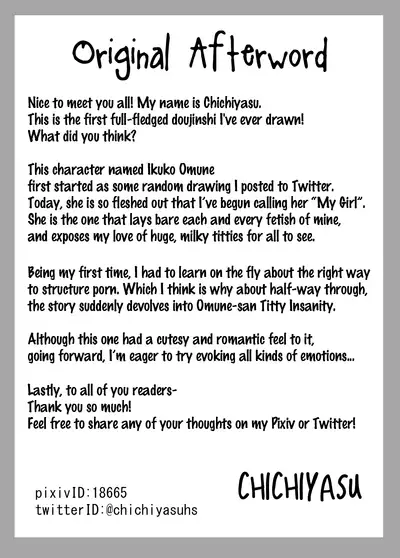 [Chichiyasu Factory (Chichiyasu)] Bonyuu Taishitsu na Bakunyuu Onna ga SEX suru to Kou Naru - Full Color Ban | Big Milky Titty Girl Gets Like This When You Have Sex - Full Color Edition [English] [Digital]