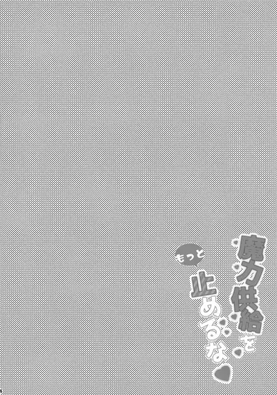 Maryoku Kyoukyuu o Motto Tomeruna