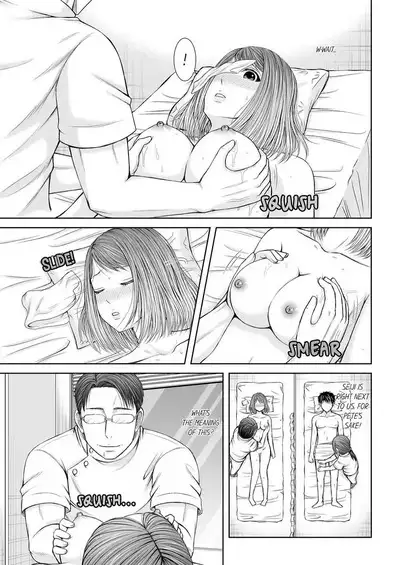 [Icelatte] Seitraishi ni Jirasare Tsuzuketa Tsuma ~Otto ni wa Ienai Nureiki Massage 1-6 | A Wife who Gets Teased Continually by a Masseur ー A Massage that Makes Me Cum Behind My Husband’s Back 1-6 [English]