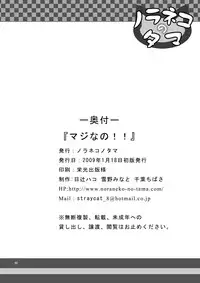 [Noraneko no Tama (Hitsuji Hako)] - Maji Nano!! (Mahou Shoujo Lyrical Nanoha) [Digital]