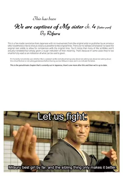 [Rifuru] Boku-tachi wa Onee-chan no Toriko - We are captives of My sister Ch. 4 Kouhen [English] [Digital]