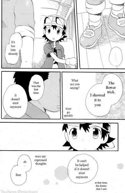 (HaruCC8) [KuruGuru DNA (Hoshiai Hilo)] Hana mo Arashi mo Fumikoete | To Overcome Flowers and Storms (Digimon Frontier) [English] [yaoihaven]