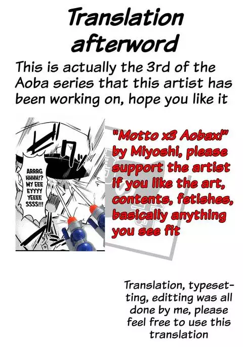 Motto x3 Aobax! Aoba Shiborarechaimasu!?