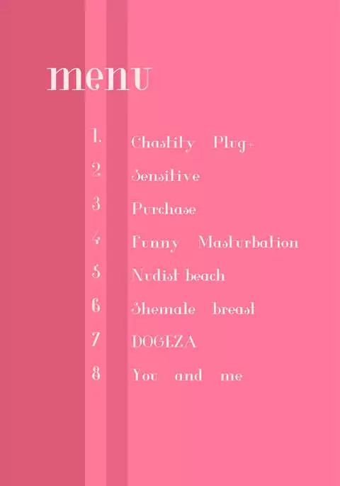 "SISSY A LA CARTE 12" ~Netorare Otokonoko, Teisoutai Kanri Mesuka Choukyou~