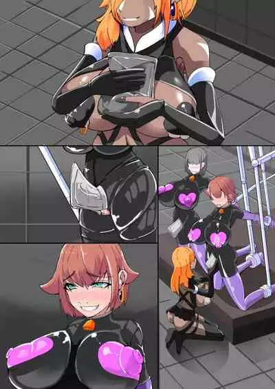 [hentaiworks (Aruma)] Warui Futanari Kanbu ni Makete Kaizou Souchi ni Tsunagarechatta Hero-san no Hanashi. Goutetsu no Daga 2