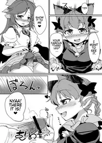 [Nanatsuhane (Konata Gazel)] Neko wa Karasu no Daisan no Ashi ga Osuki (Touhou Project) [English] {doujins.com} [Digital]