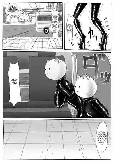 [Amagashi (Yubesi)] Couple Kyousei Yagai Roshutsu Mamedashi Zenshin Rubber de Zecchou Choukyou [English] [MrBubbles]