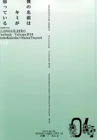(SUPER24) [Shiroan (RUNa)] Boku no Namae wa Kimi ga Shitteiru (ALDNOAH.ZERO)