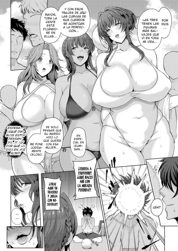 Toshiue Zukushi Jukushita Sanshimai | Las tres hermanas mayores y maduras de al lado Cap.1-2