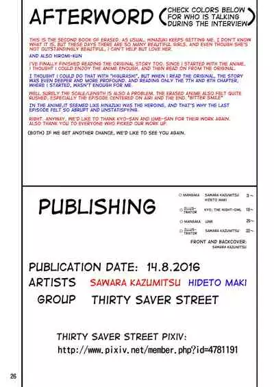 [Thirty Saver Street 2D Shooting (Various)] Baka na no...2 | Are you Stupid 2 (Boku dake ga Inai Machi) [English] [Digital]