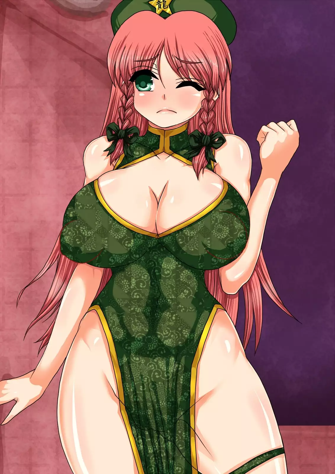 TaimaKenshi Hong Meiling ~ Seigi no China doresu kakutou Onee-san VS Aku no Shokushu Youkai!~